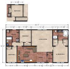 Michigan Ranch Modular Home Floor Plan