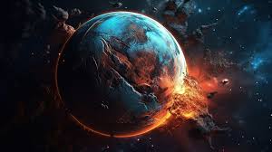stunning 3d ilration planet earth