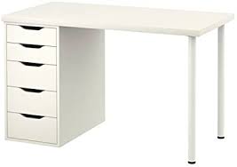 Ikea galant corner desk top only, beech wood surface. Ikea Linnmon Abs Plastic Computer Table With Drawers White 47 1 4x23 5 8 47 Inch Amazon In Furniture