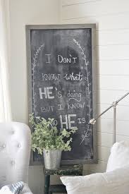 Diy Large Chalkboard Love The Home