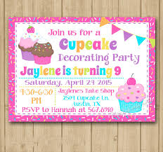cupcake party invitation 15 exles