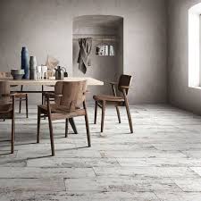 create a worn wood look with porcelain tile