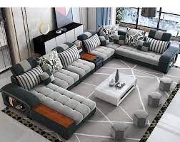 Supreme Smart Fabric Sectional Sofa