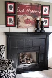 Painting Your Own Fireplace Tile