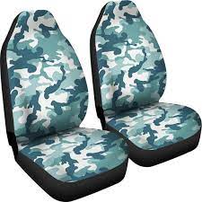 Minty Camo Car Seat Covers Mint Green