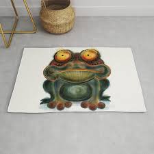 frog rug by riccardo pertici society6