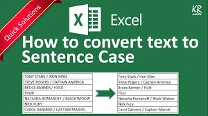 how to convert capital text to sentence