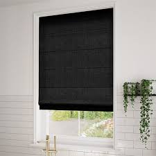 Black Roman Blinds Made To Measure For
