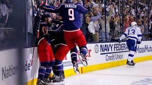 Greiss makes 22 saves, red wings rally to beat blue jackets. Columbus Blue Jackets Sweep Tampa Bay Lightning To Advance To Second Round Of Nhl Playoffs