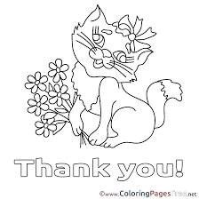 Thank You Card Coloring Page To Color Free Pages Of Say Christmas