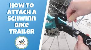 how to attach a schwinn bike trailer