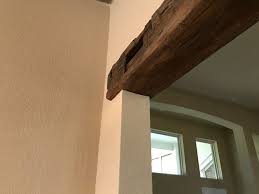 reclaimed barn wood beam header