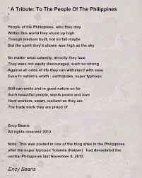 the philippines poem by ency bearis