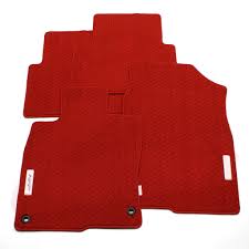 honda genuine hfp floor mats red 2016