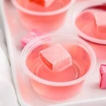 pink starburst jello shots princess