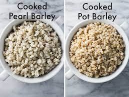 cooking pearl and pot barley