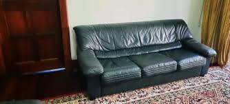 leather lounge suite sofas gumtree