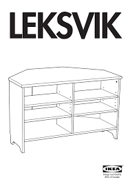 Ikea Leksvik Corner Tv Bench 39x24
