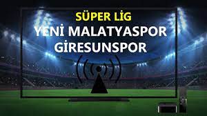 Yeni Malatyaspor Giresunspor maçı canlı maç izle Bein Sports 1 HD şifresiz