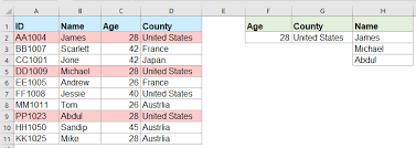 How To Return Multiple Matching Values