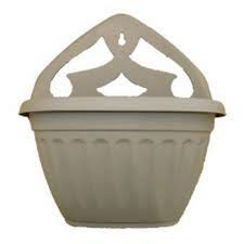 Athens Wall Planter Taupe 32cm By