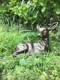 Fawn Deer Garden Ornament Statue