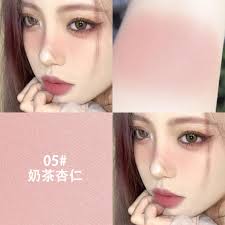 korean cosmetics blush peach