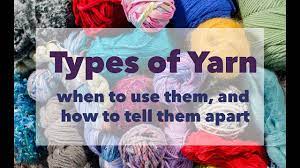 diffe types of yarn fibers when to