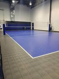 indoor outdoor volleyball court