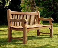 chunky garden bench teak park bench