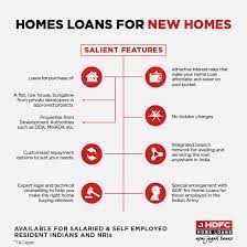 homes loans for new homes hdfc bank ltd