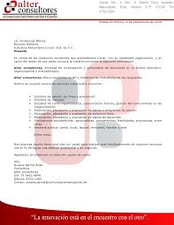 Ejemplo Carta De Presentacion Empresa De Servicios Carta De