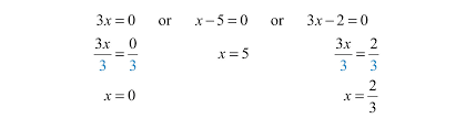 Solving Equations By Factoring