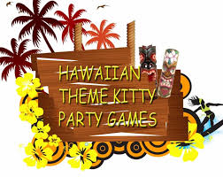 hawaiian theme kitty party at home