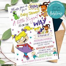 printable rugrats baby shower