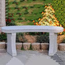 Whole Curved Granite Bench For