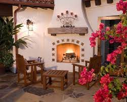 Mexican Tile Fireplace Spanish Theme