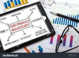Performance Management Chart On Tablet Pc Stock Photo Edit