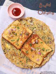 bread omelette recipe sharmis pions