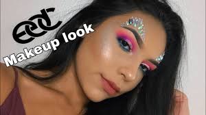 edc festival makeup look maeline