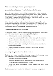 calam eacute o university essay structure powerful guidance for students university essay structure powerful guidance for students