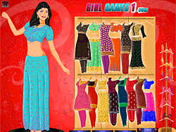 indian dress up play now