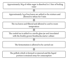 The Typical Method Of Preparation Of The Kombucha Beverages