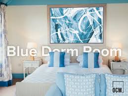 monday blues blue dorm room ideas