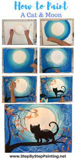 Cat Painting Easy Step By Step