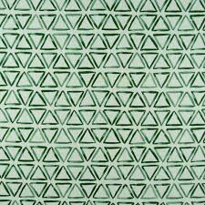 Waverly Fabrics Painted Triangles Verte
