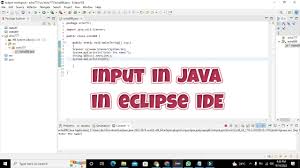 how to take input in java in eclipse