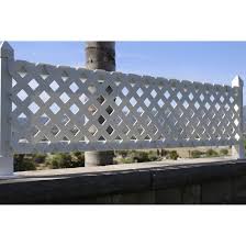 Bufftech academy vinyl self closing gate hardware. Snapfence 72 Ft X 16 In Privacy Lattice Fence Toppers Wayfair