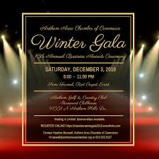 Winter Gala 13th Annual Business Awards Ceremony Anthem Area Chamber