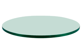 circular glass table top
